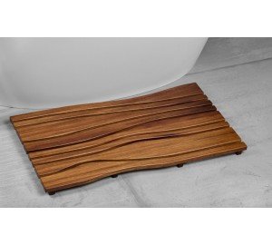 Aquatica Onde Waterproof Iroko Wood Floor Mat 03 3